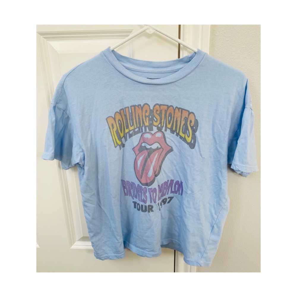 Tailgate Rolling Stones Cropped T-Shirt